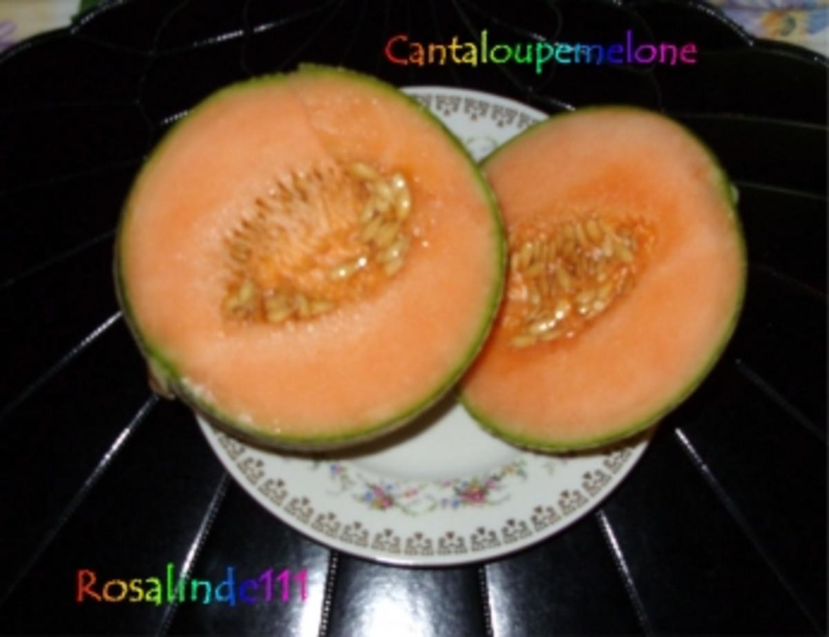 Linda´s Garnelen-Melonen-Spieße auf Gemüsebett - Rezept - Bild Nr. 4