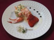 Hummer auf russischem Salat - Rezept