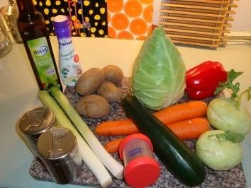 Rezept: Bunter Gemüseauflauf Bild Nr. 2 Bunter Gemüseauflauf - Rezept - Bild Nr. 2