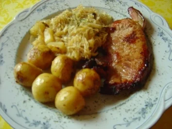 Schmorsauerkraut mit Kassler-Kotelett... - Rezept - Bild Nr. 2