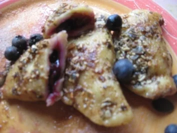 Kartoffel-Ravioli mit Heidelbeeren - Rezept