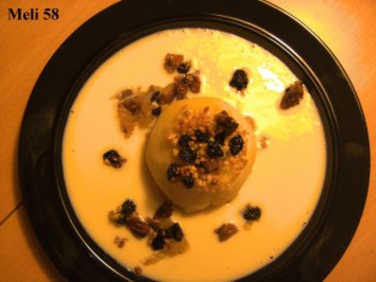 Bilder für Desserts: Äpfel mit Vanillesoße - Rezept