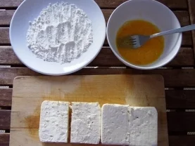 Gebackener Schafskäse mit Tomatensalat - Rezept - Bild Nr. 3