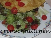 Pfannkuchen mit Salat - Rezept - Bild Nr. 2