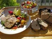 Karibischer Schweinebraten mit Mango Salsa - Rezept