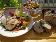 Karibischer Schweinebraten mit Mango Salsa - Rezept