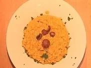 Safranrisotto mit einem Gruß der Erde - Rezept