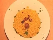 Safranrisotto mit einem Gruß der Erde - Rezept