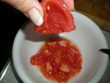 Rezept: Sommersnak mit Toast und Tomaten Bild Nr. 3 Sommersnak mit Toast und Tomaten - Rezept - Bild Nr. 3