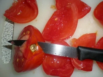 Rezept: Sommersnak mit Toast und Tomaten Bild Nr. 2 Sommersnak mit Toast und Tomaten - Rezept - Bild Nr. 2