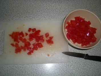 Rezept: Sommersnak mit Toast und Tomaten Bild Nr. 4 Sommersnak mit Toast und Tomaten - Rezept - Bild Nr. 4