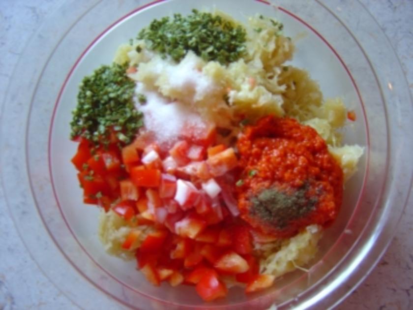 Sauerkraut-Salat mit Paprika und Ajvar... auch für Diabetiker - Rezept ...