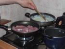 Flambiertes Schweinefilet in Gorgonzola - Rezept