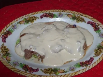 Rezept: Flambiertes Schweinefilet in Gorgonzola Bild Nr. 3 Flambiertes Schweinefilet in Gorgonzola - Rezept - Bild Nr. 3