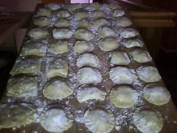 Ravioli mit Pfifferlingfüllung - Rezept