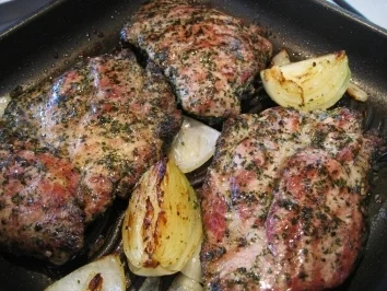 Gekräuterte Nackensteaks ... - Rezept - Bild Nr. 3