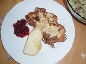 Rezept: Mailänder Schnitzel mit Preiselbeeren Mailänder Schnitzel mit Preiselbeeren - Rezept