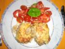 Hähnchenbrustrolladen im Speckmantel  überbacken - Rezept