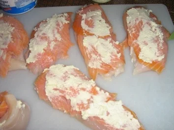 Rezept: Hähnchenbrustrolladen im Speckmantel überbacken Bild Nr. 5 Hähnchenbrustrolladen im Speckmantel überbacken - Rezept - Bild Nr. 5