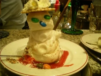 Rezept: Eis: Schneemann aus zitroneneis Eis: Schneemann aus zitroneneis - Rezept