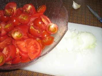 Tomatensalat - 08/15 - Rezept - Bild Nr. 3