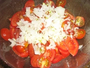 Tomatensalat - 08/15 - Rezept - Bild Nr. 5