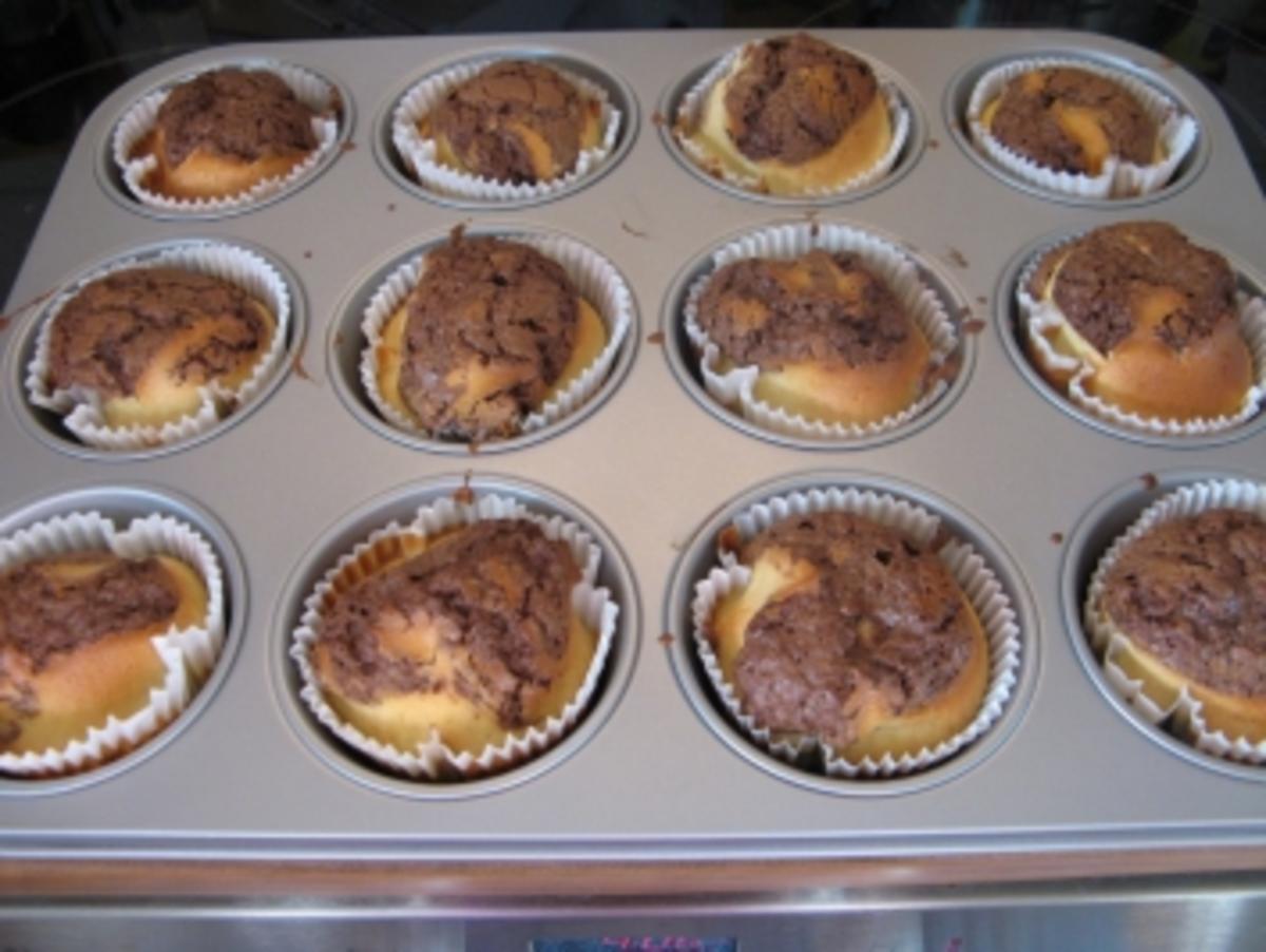 Käsesahne Brownies oder als Muffins - Rezept - Bild Nr. 3