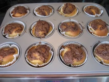 Käsesahne Brownies oder als Muffins - Rezept - Bild Nr. 3