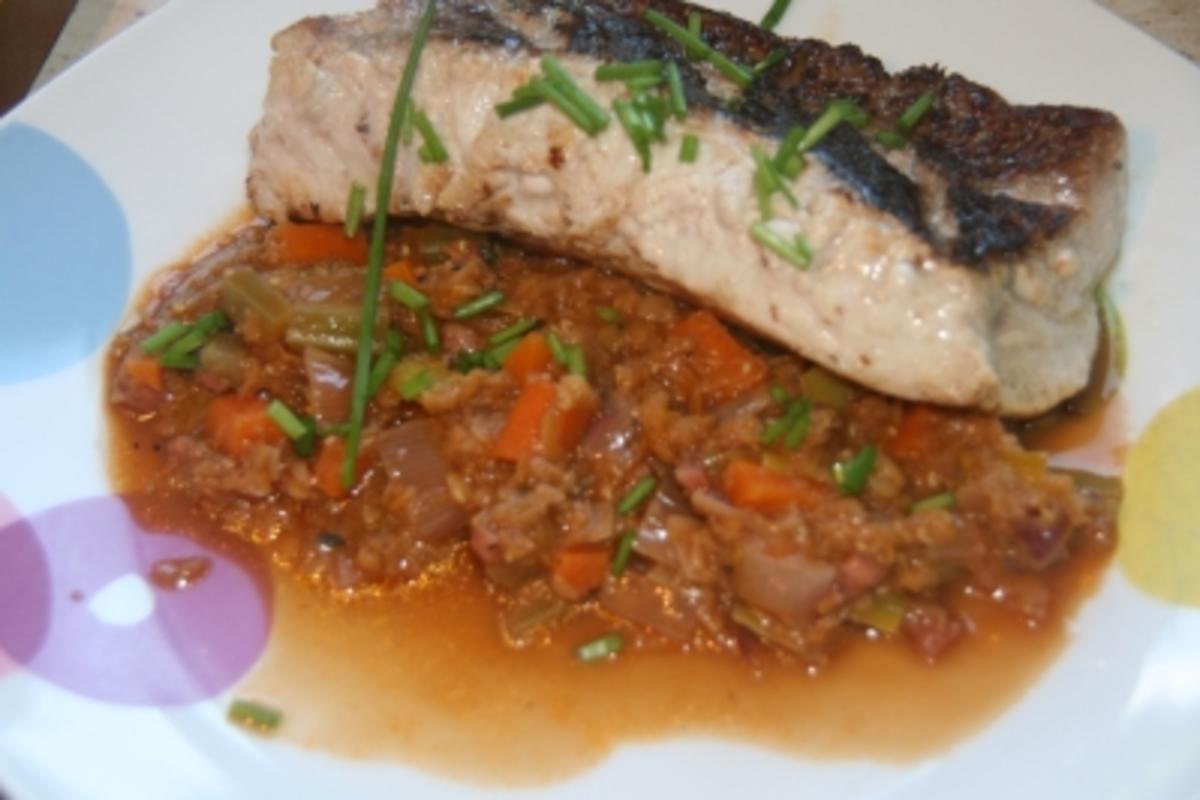 Red Snapper auf warmem Linsensalat - Rezept - kochbar.de