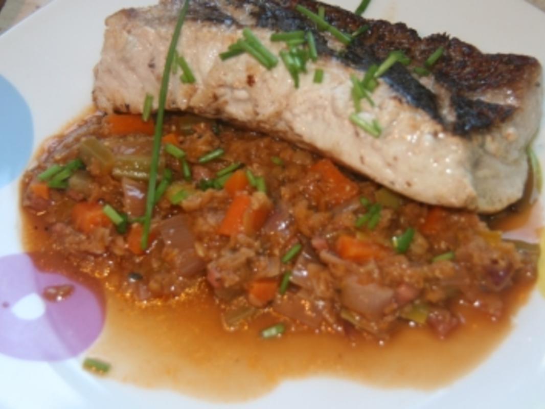 Red Snapper auf warmem Linsensalat - Rezept - kochbar.de