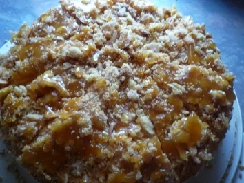 Mandelkuchen mit Karamelguss - Rezept - Bild Nr. 2