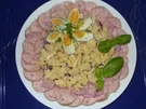 Wurstsalat mit Roter Beete und Käse - Rezept