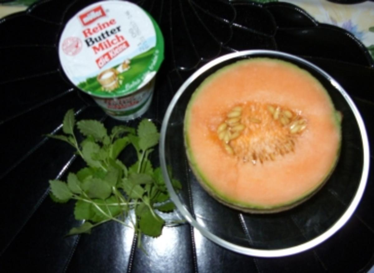 Melonen-Buttermilch-Drink - Rezept - Bild Nr. 2