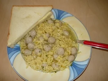 Buchstaben Suppe - Rezept