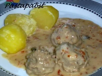 Rezept: Königsberger Klopse mit getrockneten Tomaten Bild Nr. 8 Königsberger Klopse mit getrockneten Tomaten - Rezept - Bild Nr. 8