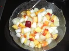 Inges Sommeressen -geeister Obstsalat mit Griesbrei - Rezept