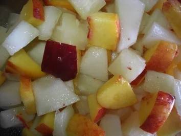 Inges Sommeressen -geeister Obstsalat mit Griesbrei - Rezept - Bild Nr. 2