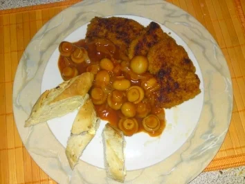 Danni´s Jägersauce mit Hähnchenschnitzel - Rezept