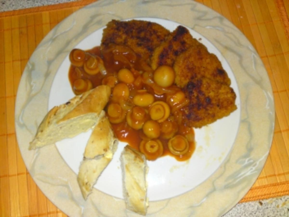 Bilder für Danni´s Jägersauce mit Hähnchenschnitzel - Rezept