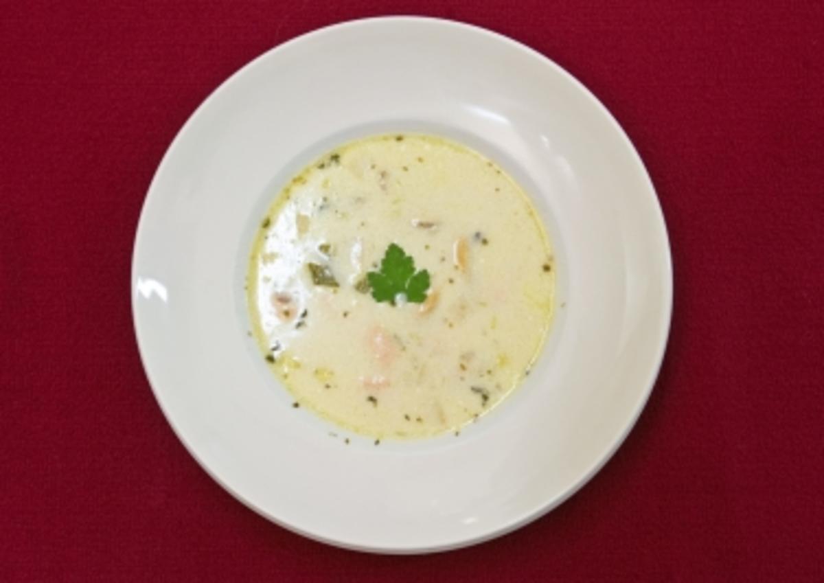 Clam Chowder - Muschel-Fischsuppe (Kathy Kelly) - Rezept von Das
perfekte Promi Dinner