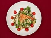Schwimmer auf Rucola - Riesengarnele auf Salat (Hannah Stockbauer) - Rezept
