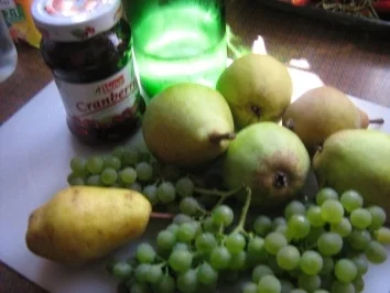 Birnen-Trauben-Mus - Rezept