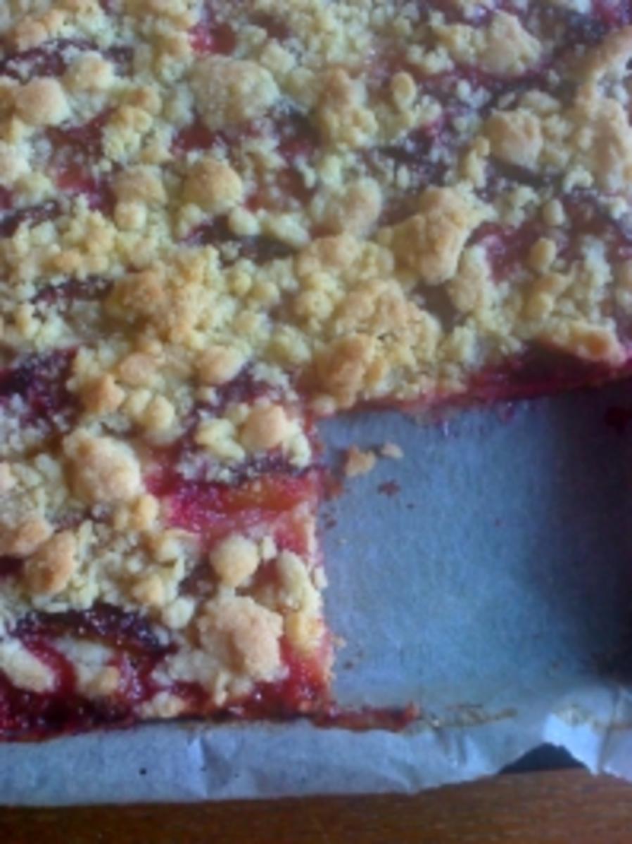 Pflaumenkuchen mit Streusel - Rezept - Bild Nr. 2