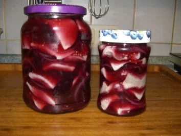 Rotweinhering - Rezept