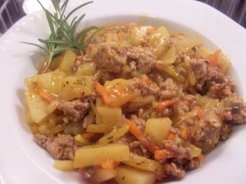 Hackfleisch - Gemüsetopf - Rezept