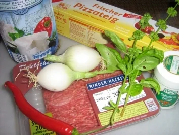 Pizza-Schnecken mit Hack und Feta - Rezept - Bild Nr. 2