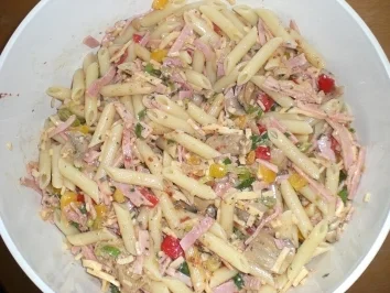 Rezept: Nudelsalat Bild Nr. 2 Nudelsalat - Rezept - Bild Nr. 2