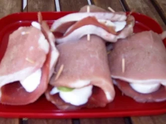 Gefüllte Schweinesteaks - Rezept - Bild Nr. 2