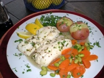 Rezept: Pochiertes Fischfilet in Zitronensosse Bild Nr. 2 Pochiertes Fischfilet in Zitronensosse - Rezept - Bild Nr. 2