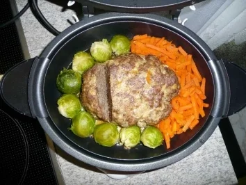 Rezept: Hackfleisch : Falschen Hasen Hackfleisch : Falschen Hasen - Rezept